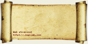 Jasmina Terzić vizit kartica